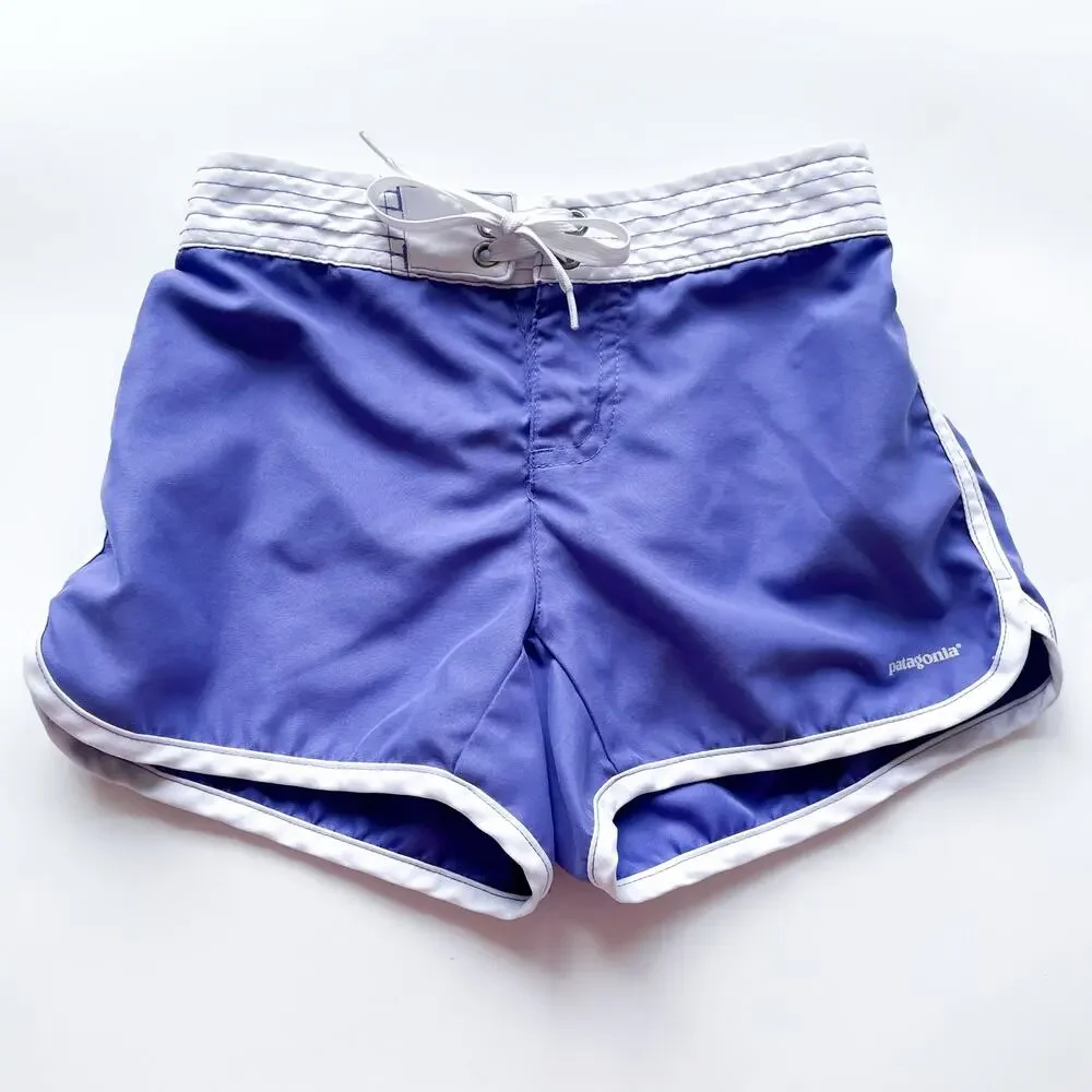 Girl's Patagonia Board Shorts Purple-Blue Size XS 5/6
